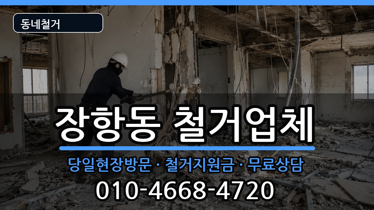 경기고양시일산동구장항동 철거 경기고양시일산동구장항동 철거 현장 처리 안내 이미지 3