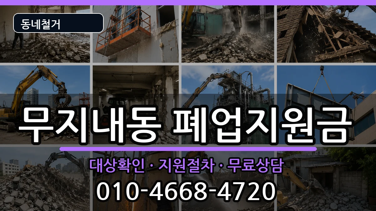 경기시흥시무지내동 폐업지원금 현장 처리 안내 이미지 3
