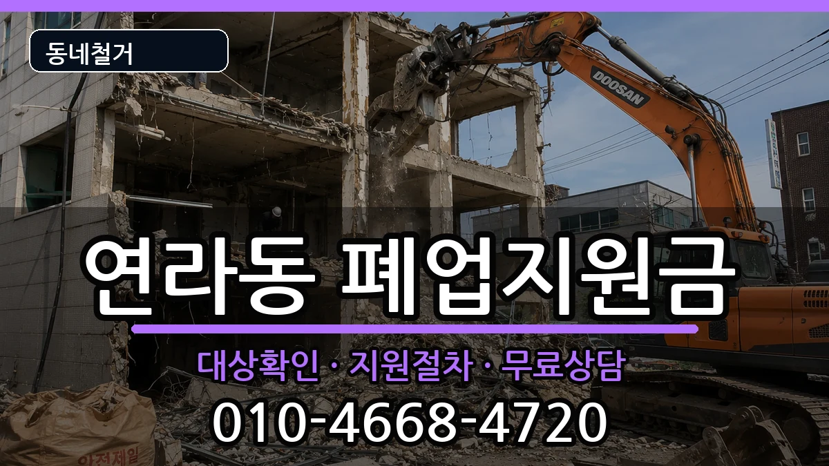 경기여주시연라동 폐업지원금 경기여주시연라동 폐업지원금 현장 처리 안내 이미지 3