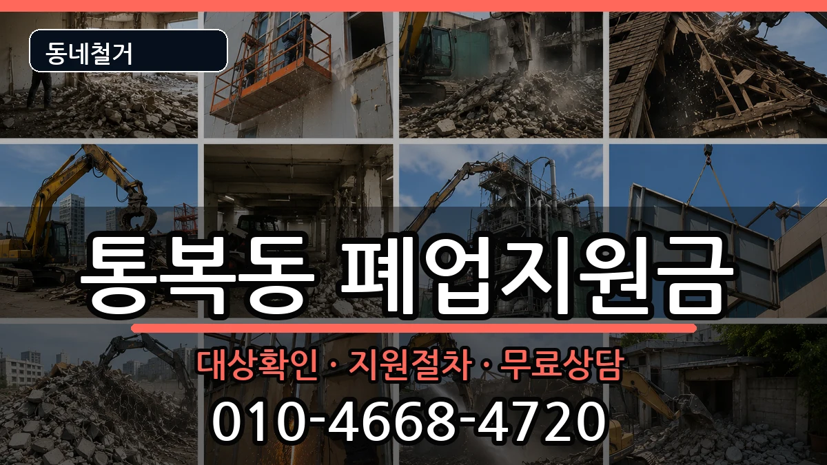경기평택시통복동 폐업지원금 경기평택시통복동 폐업지원금 현장 처리 안내 이미지 1