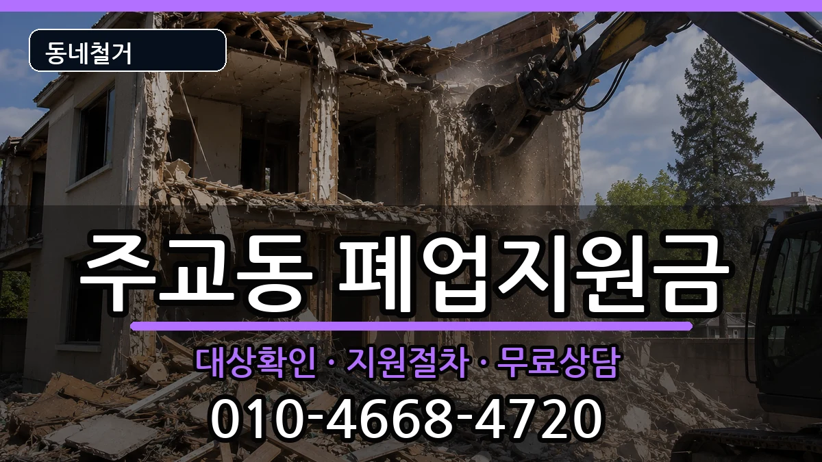 경기고양시덕양구주교동 폐업지원금 경기고양시덕양구주교동 폐업지원금 현장 처리 안내 이미지 2