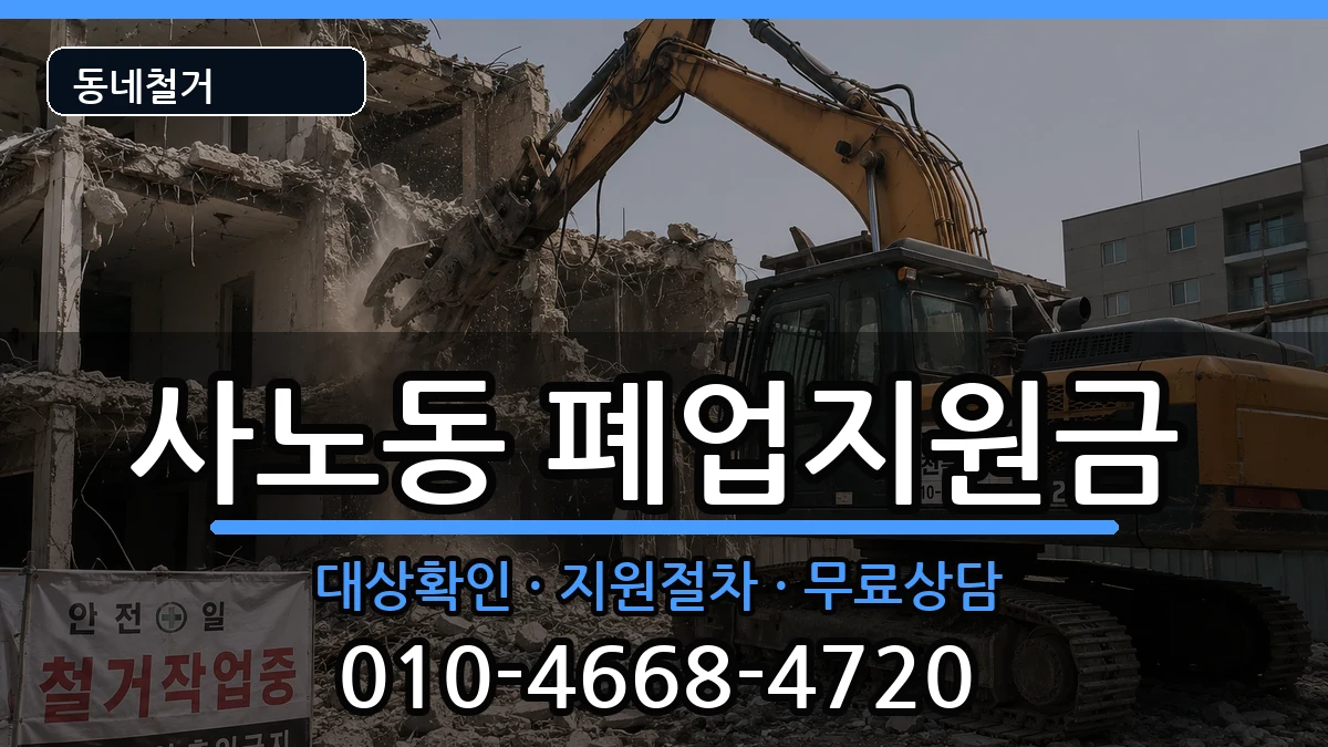경기구리시사노동 폐업지원금 경기구리시사노동 폐업지원금 현장 처리 안내 이미지 1