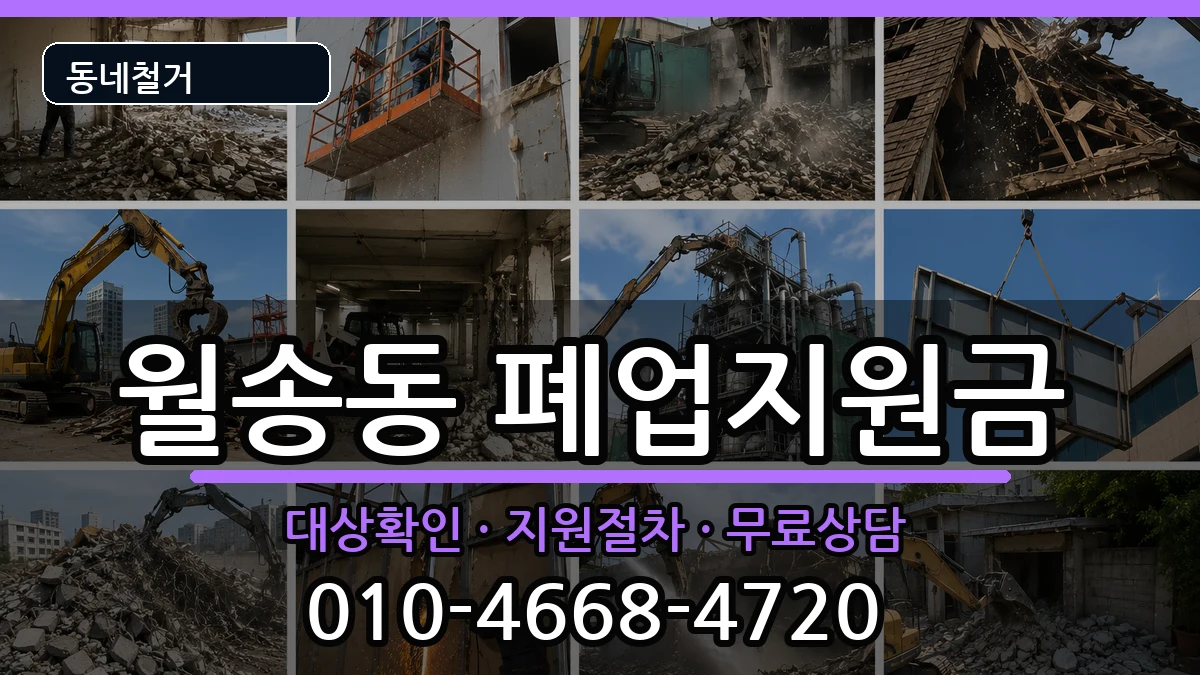 경기여주시월송동 폐업지원금 경기여주시월송동 폐업지원금 현장 처리 안내 이미지 3