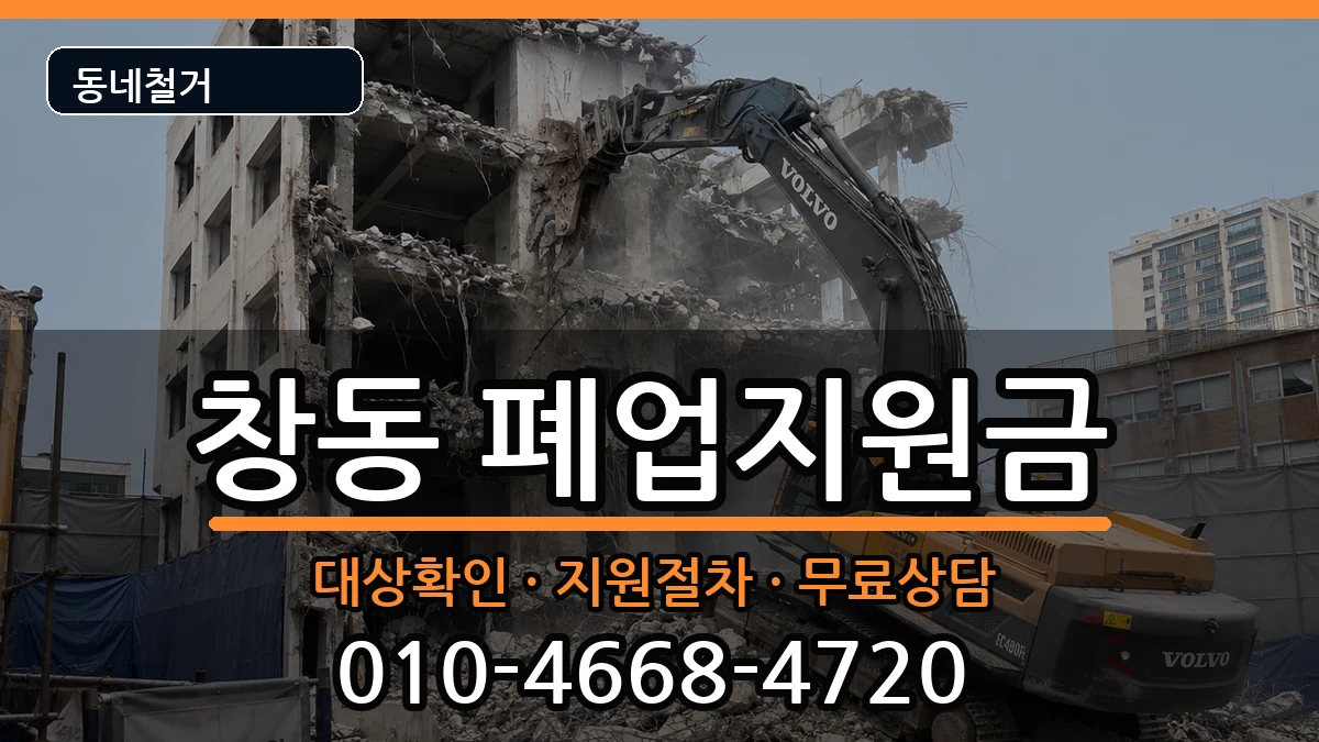 경기여주시창동 폐업지원금 경기여주시창동 폐업지원금 현장 처리 안내 이미지 2