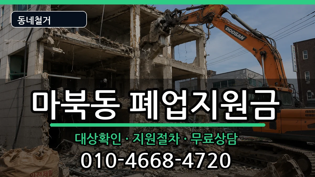 경기용인시기흥구마북동 폐업지원금 경기용인시기흥구마북동 폐업지원금 현장 처리 안내 이미지 2