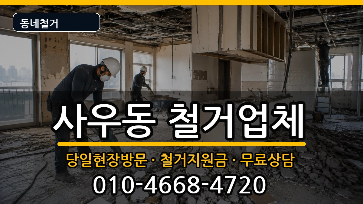경기김포시사우동 철거 경기김포시사우동 철거 현장 처리 안내 이미지 3