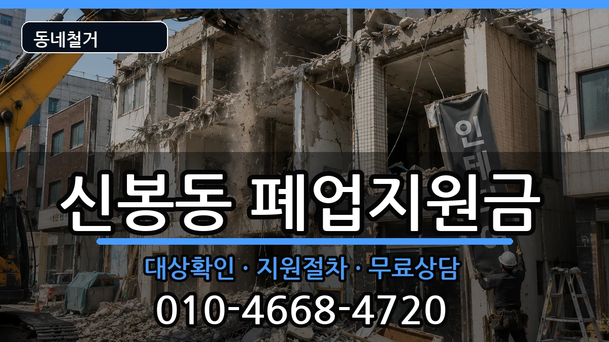 경기용인시수지구신봉동 폐업지원금 경기용인시수지구신봉동 폐업지원금 현장 처리 안내 이미지 2