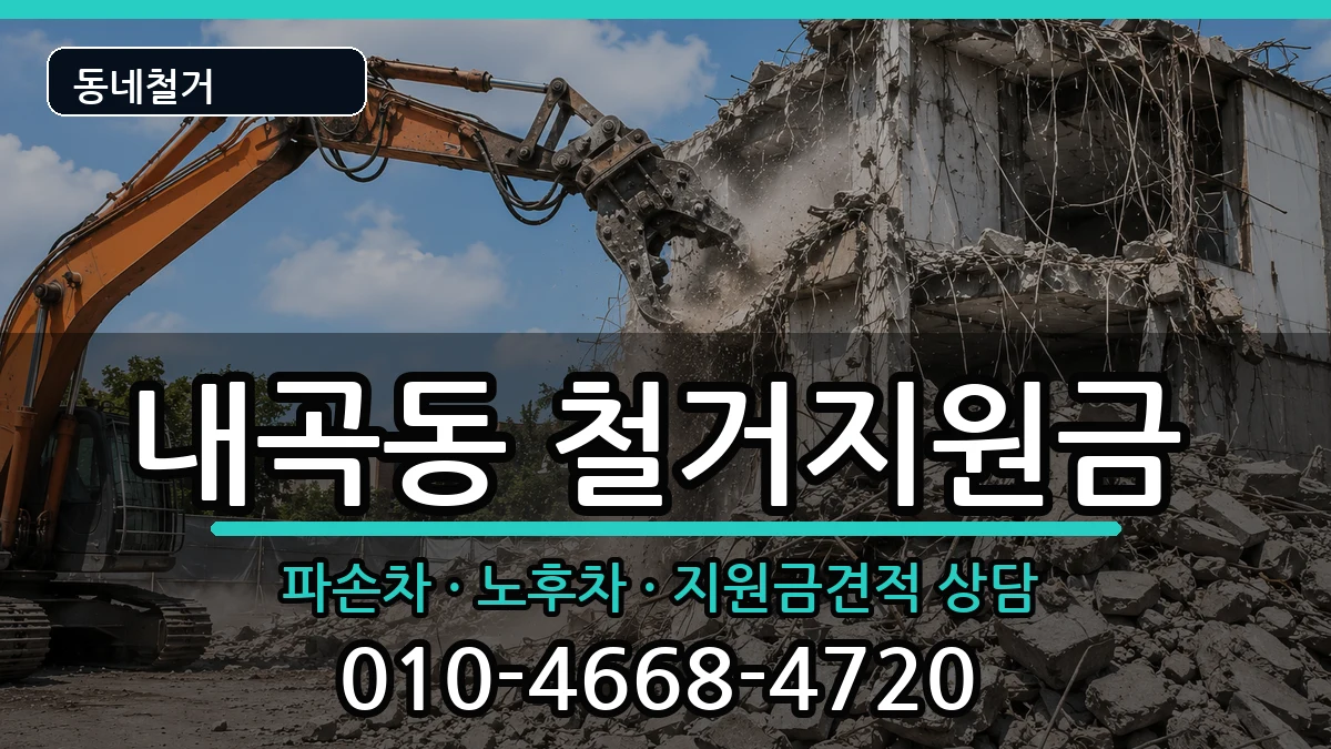 경기고양시덕양구내곡동  철거지원금 질문형