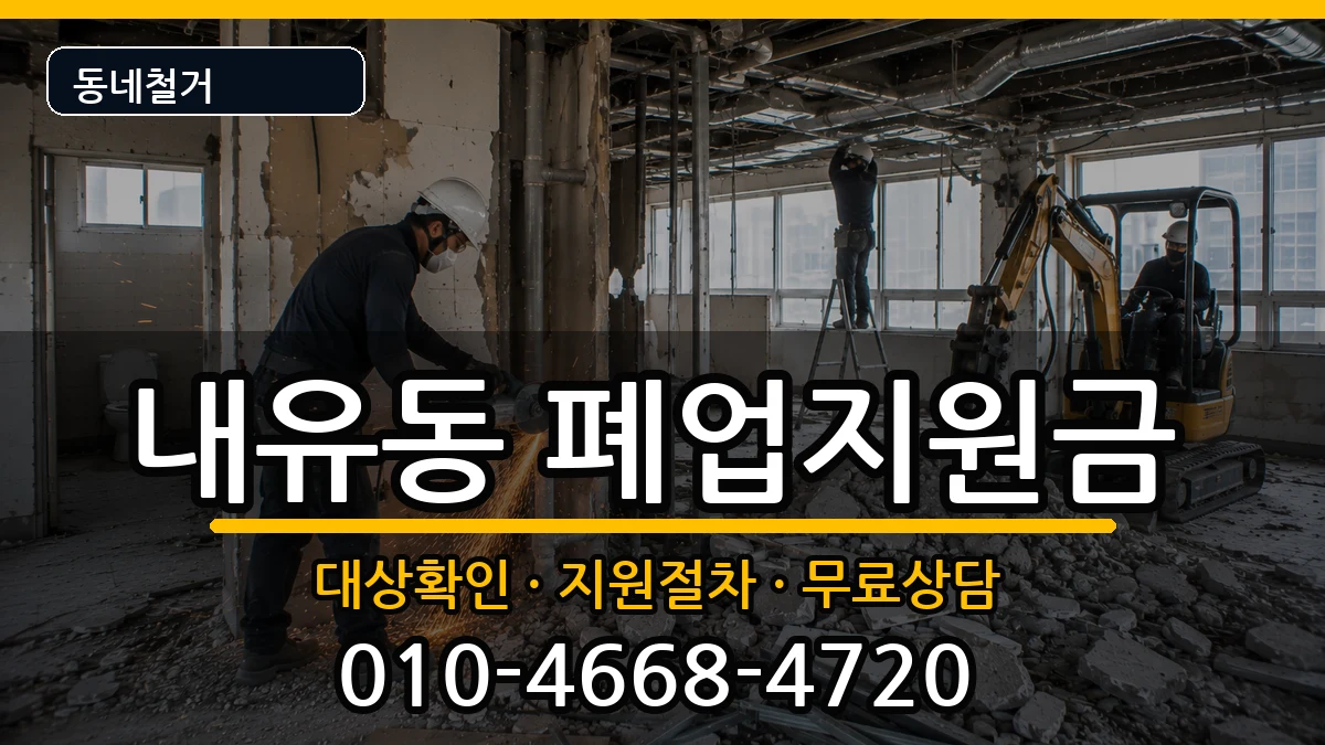 경기고양시덕양구내유동 폐업지원금 경기고양시덕양구내유동 폐업지원금 현장 처리 안내 이미지 1