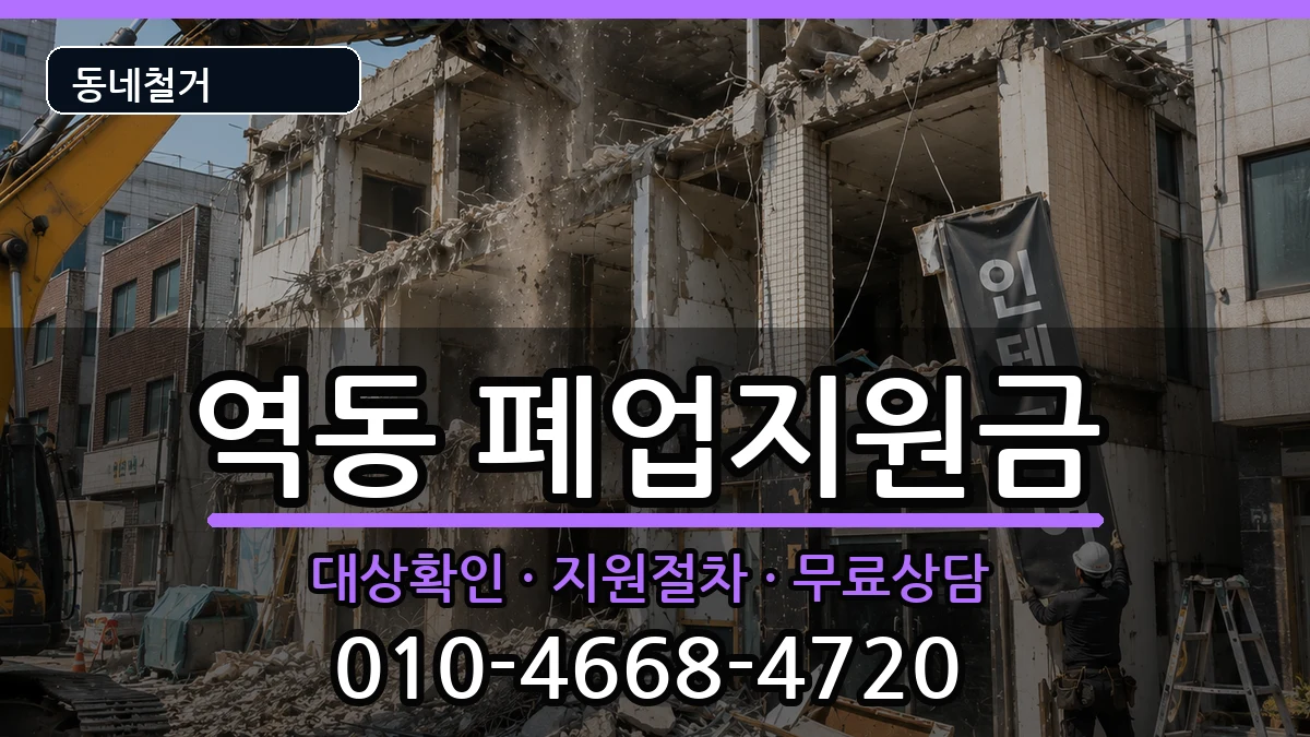 경기광주시역동 폐업지원금 경기광주시역동 폐업지원금 현장 처리 안내 이미지 3