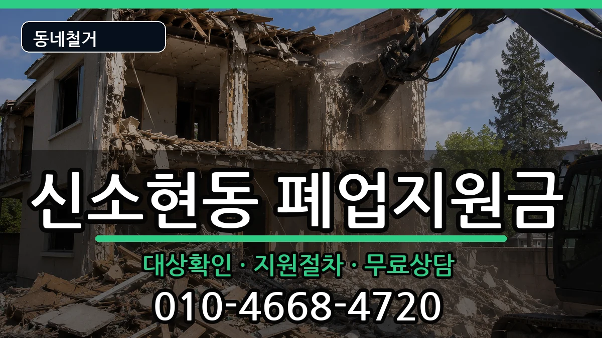 경기안성시신소현동  폐업지원금 지역형