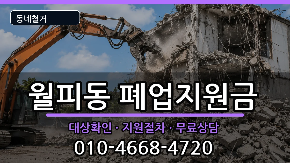 경기안산시상록구월피동 폐업지원금 경기안산시상록구월피동 폐업지원금 현장 처리 안내 이미지 1