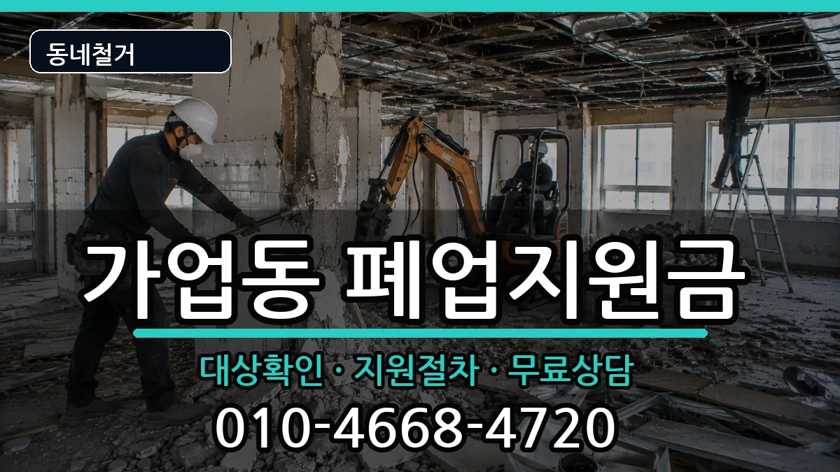 경기여주시가업동 폐업지원금 경기여주시가업동 폐업지원금 현장 처리 안내 이미지 3