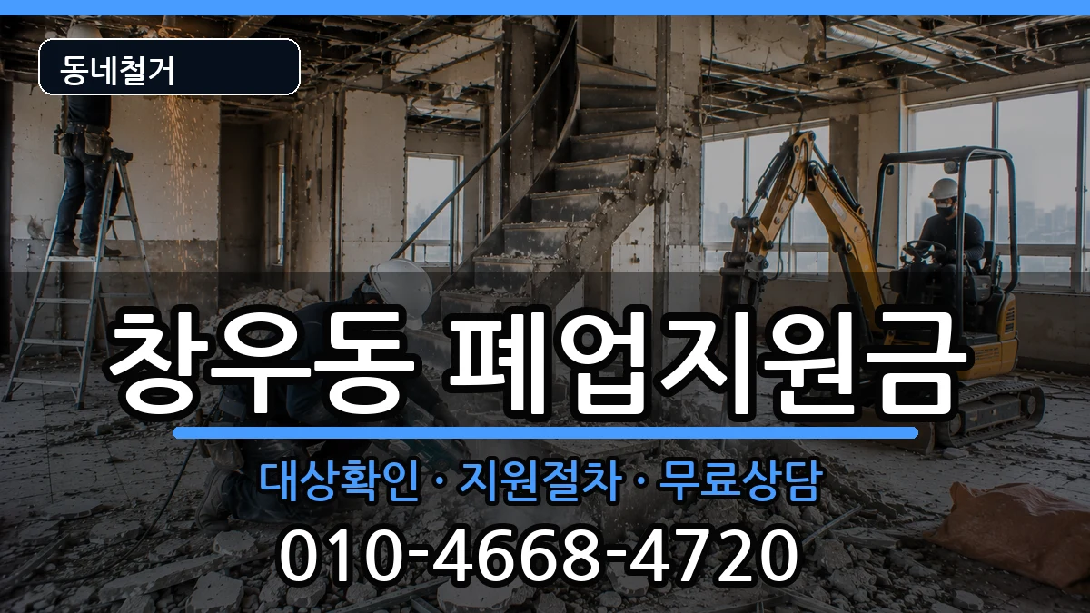 경기하남시창우동 폐업지원금 현장 처리 안내 이미지 2