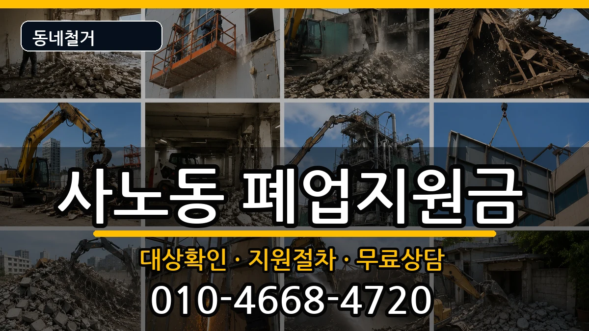경기구리시사노동 폐업지원금 경기구리시사노동 폐업지원금 현장 처리 안내 이미지 3