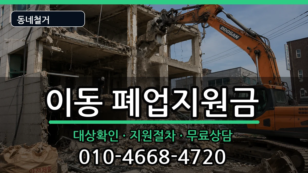 경기안산시상록구이동 폐업지원금 경기안산시상록구이동 폐업지원금 현장 처리 안내 이미지 2
