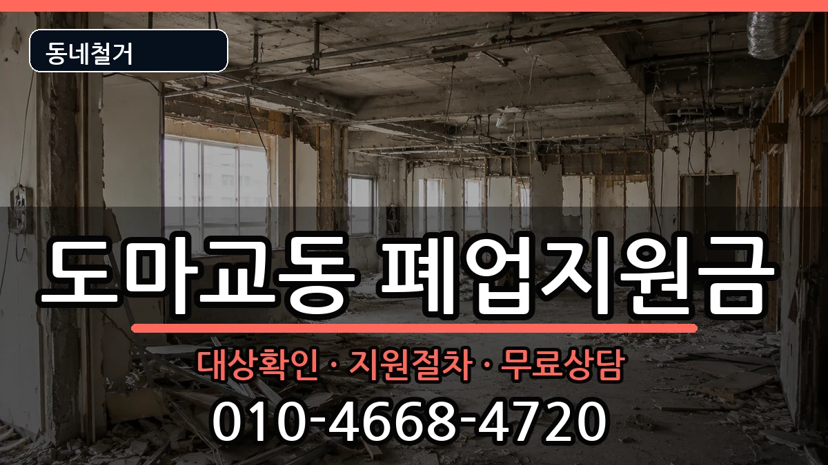 경기군포시도마교동 폐업지원금 경기군포시도마교동 폐업지원금 현장 처리 안내 이미지 3