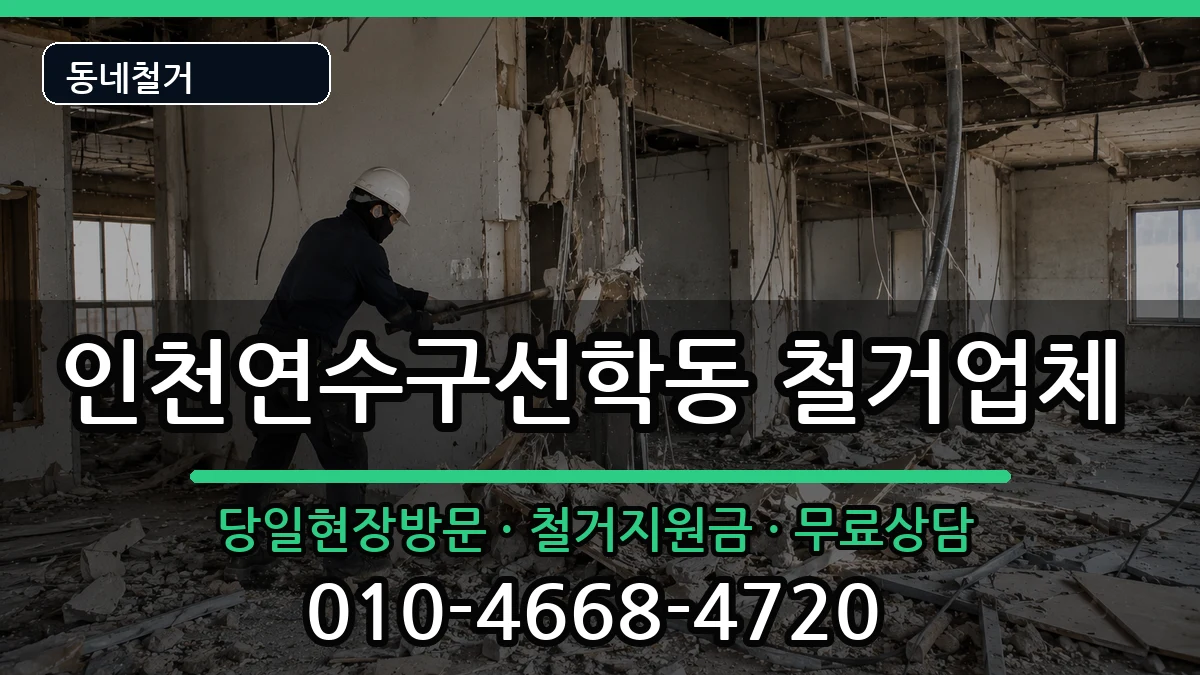 인천연수구선학동  철거 비교형