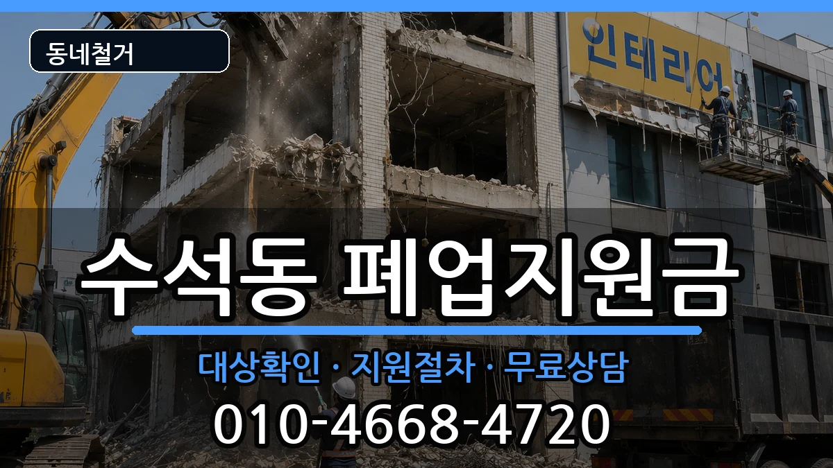 경기남양주시수석동 폐업지원금 현장 처리 안내 이미지 3