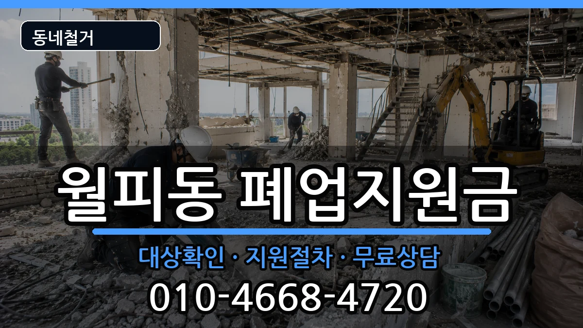 경기안산시상록구월피동 폐업지원금 경기안산시상록구월피동 폐업지원금 현장 처리 안내 이미지 3