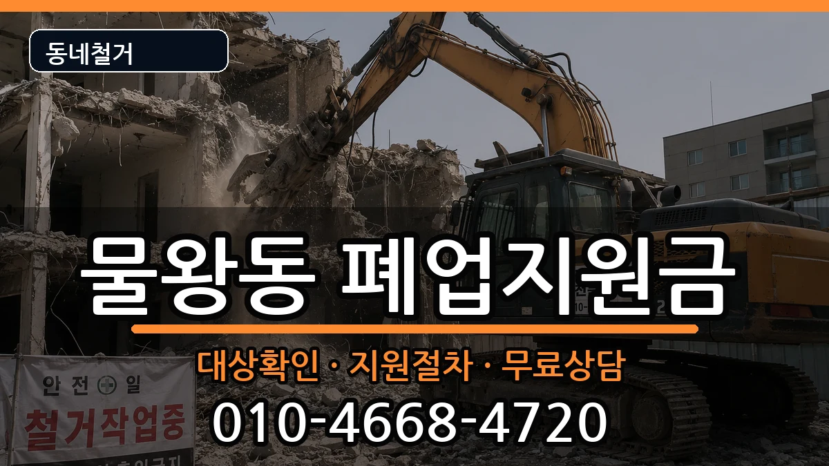 경기시흥시물왕동  폐업지원금 지역형