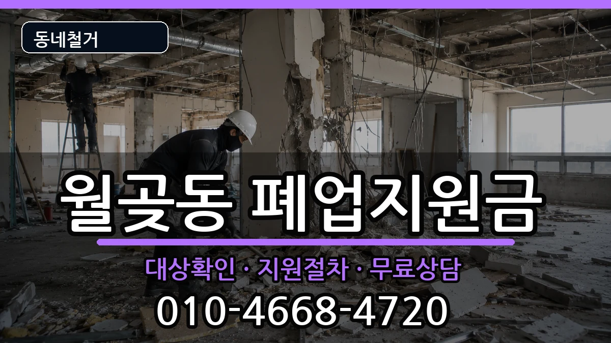 경기시흥시월곶동 폐업지원금 경기시흥시월곶동 폐업지원금 현장 처리 안내 이미지 2