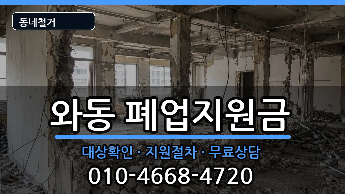 경기안산시단원구와동 폐업지원금 경기안산시단원구와동 폐업지원금 현장 처리 안내 이미지 3