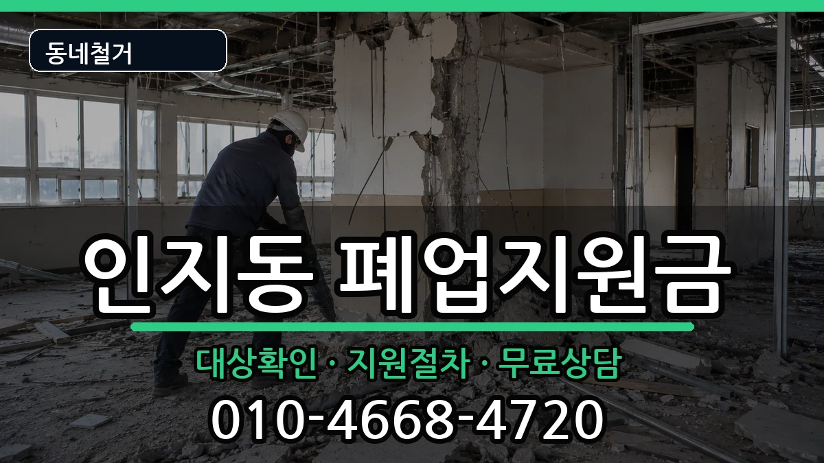 경기안성시인지동 폐업지원금 경기안성시인지동 폐업지원금 현장 처리 안내 이미지 3