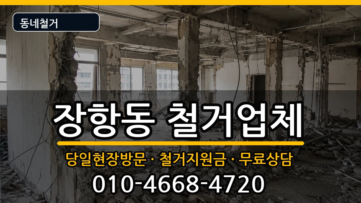경기고양시일산동구장항동 철거 경기고양시일산동구장항동 철거 현장 처리 안내 이미지 2