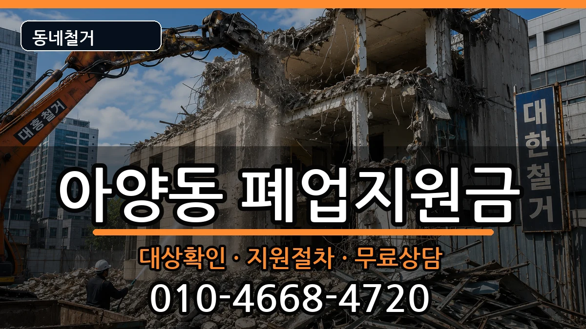경기안성시아양동 폐업지원금 경기안성시아양동 폐업지원금 현장 처리 안내 이미지 2
