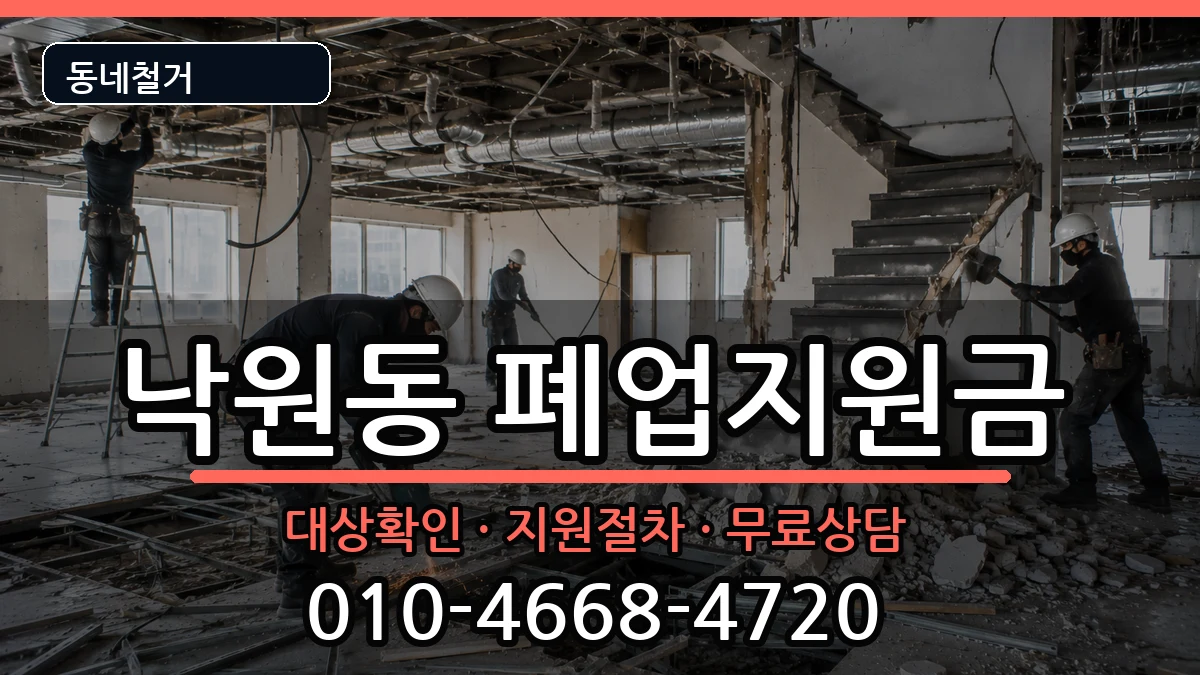 경기안성시낙원동 폐업지원금 현장 처리 안내 이미지 2