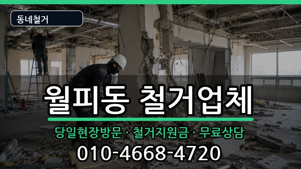 경기안산시상록구월피동 철거 현장 처리 안내 이미지 3