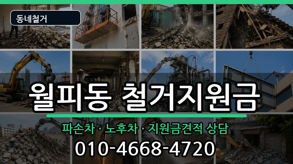 경기안산시상록구월피동 철거지원금 경기안산시상록구월피동 철거지원금 현장 처리 안내 이미지 1