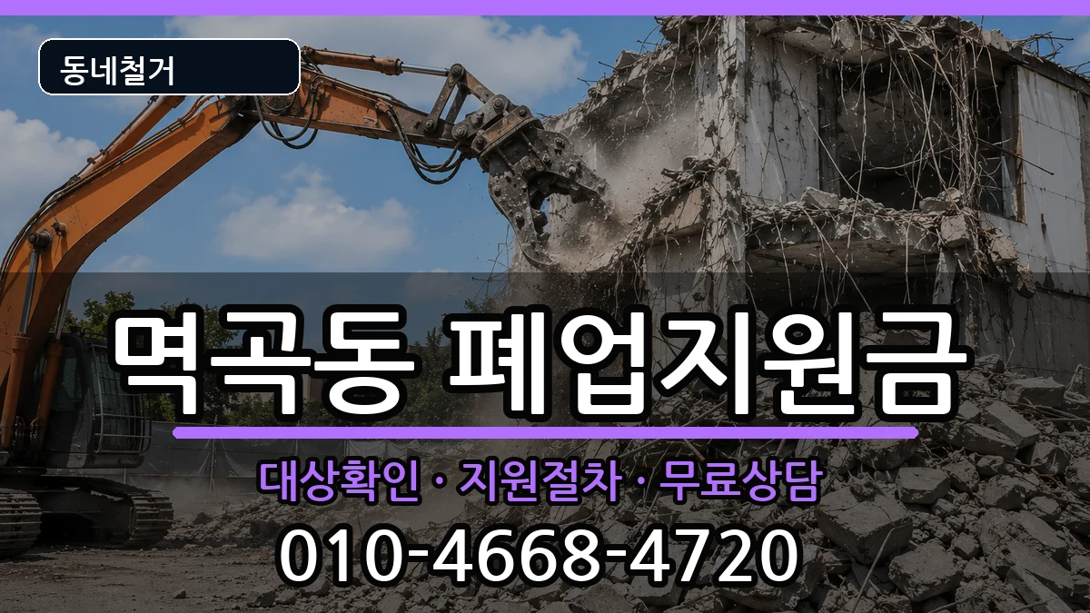 경기여주시멱곡동 폐업지원금 경기여주시멱곡동 폐업지원금 현장 처리 안내 이미지 3